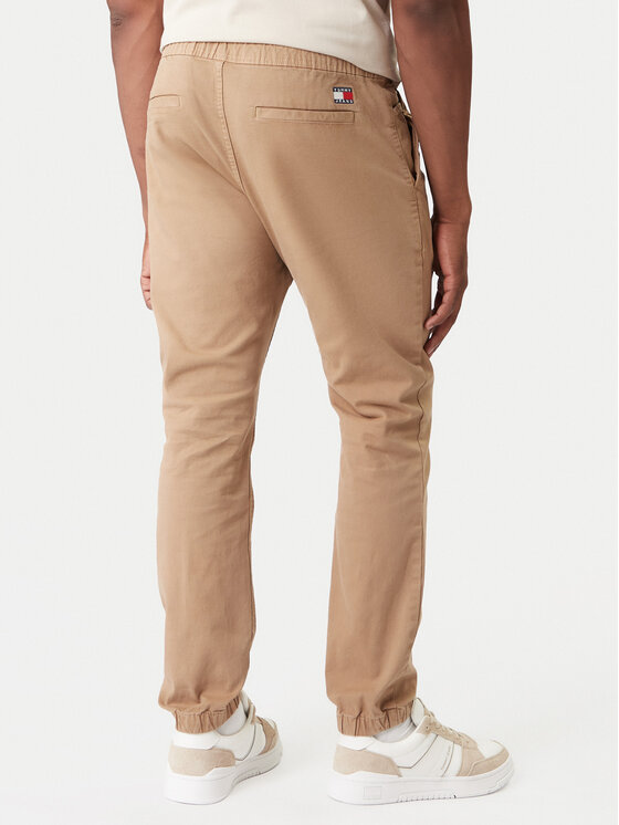 Tommy Jeans Tommy Jeans Joggers kalhoty DM0DM23102 Hnědá Regular Fit