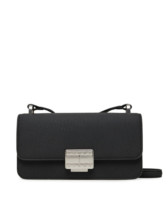 Geantă Tommy Jeans Tjw Crush Crossover AW0AW17529 Negru