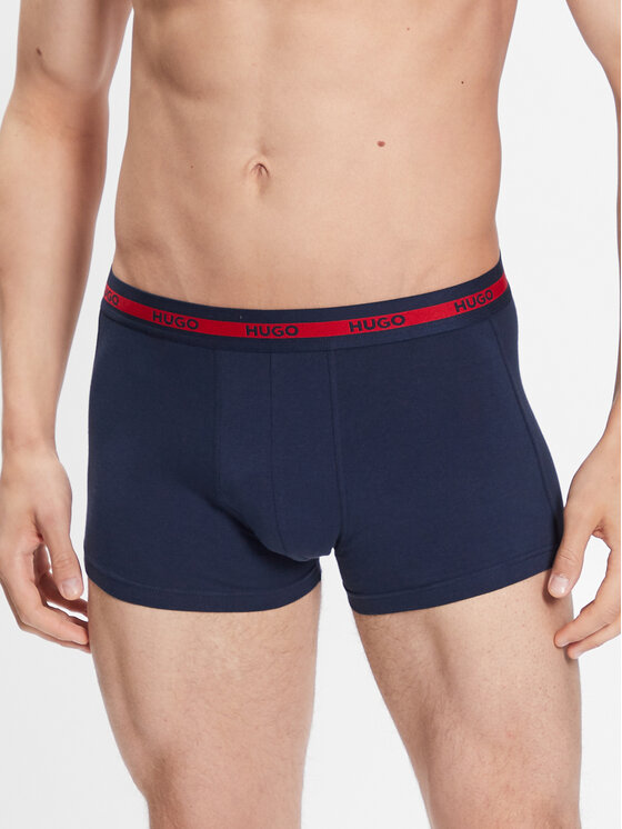 HUGO Hugo Set od 3 para bokserica 50492375 Tamnoplava