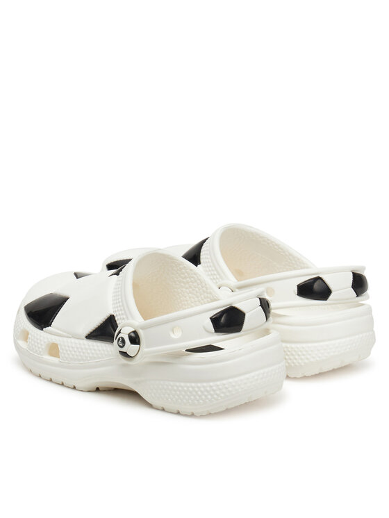 Crocs Crocs Pantoletten Classic Soccer Ball Clog K 210157 Weiß