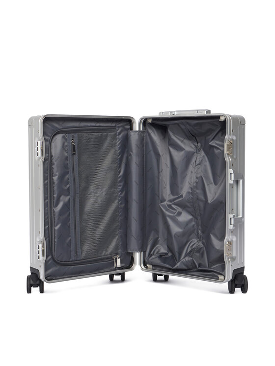 Guess Guess Kovček za kabino Trunkshow TWHB98 77983 Srebrna