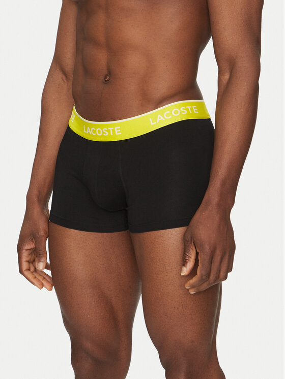 Lacoste Lacoste Set di 3 boxer 5H1297 Nero