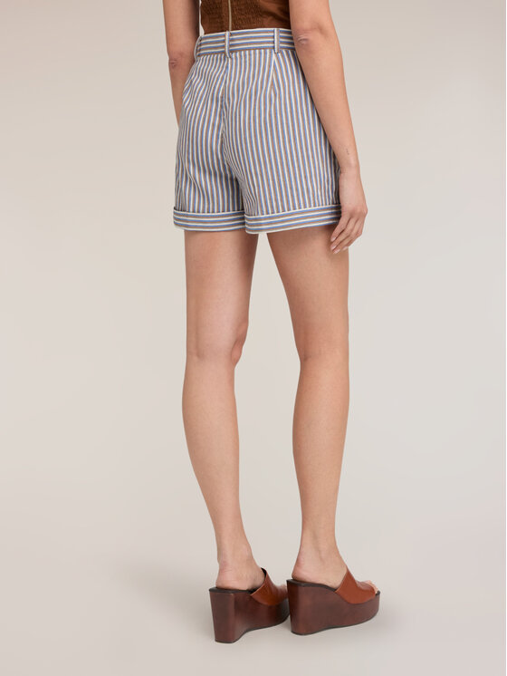 Motivi Motivi Pantaloncini di tessuto P01NQ004616N0S1 Turchese Regular Fit