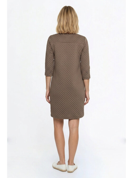 FIGL FIGL Φόρεμα καθημερινό M1363 Μπεζ Loose Fit