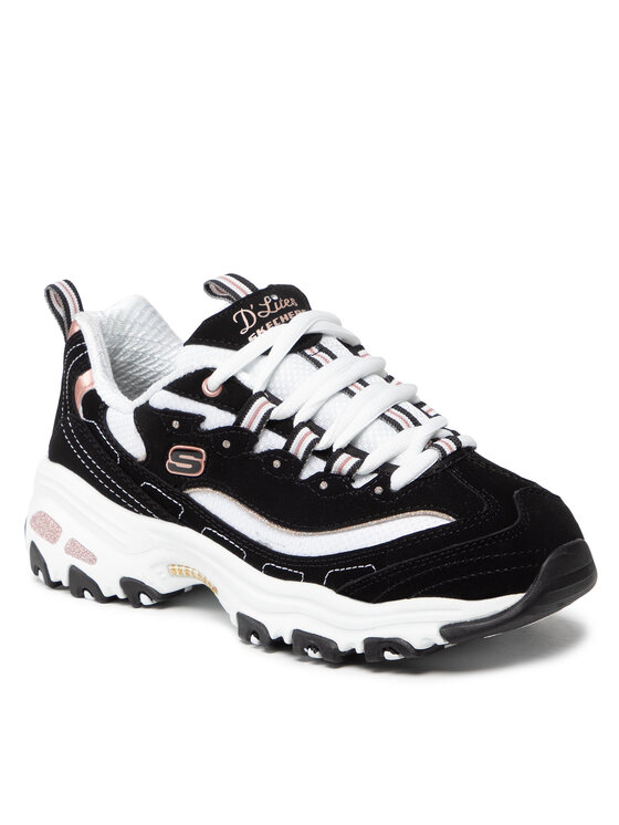 Skechers Skechers Αθλητικά Devoted Fan 13154/BKRG Μαύρο