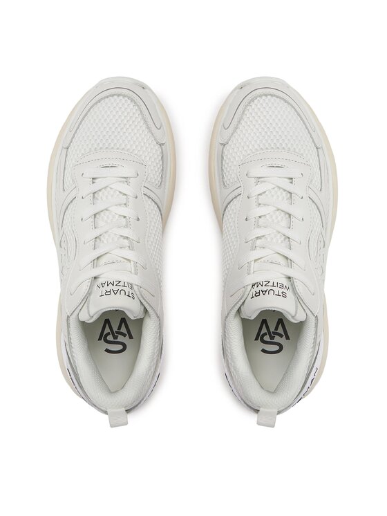 Stuart Weitzman Stuart Weitzman Sneakersy Trainer SH318 Biela