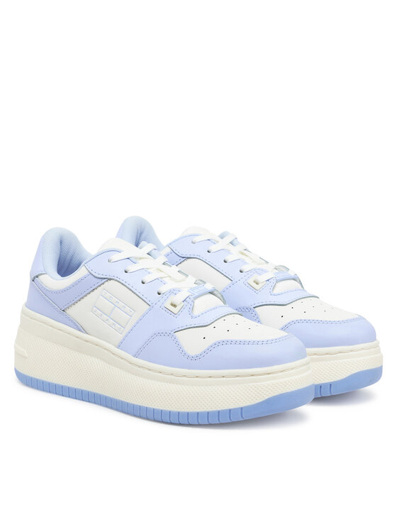 Tommy Jeans Tommy Jeans Tenisice Tjw Retro Basket Flatform Ess EN0EN02506 Plava