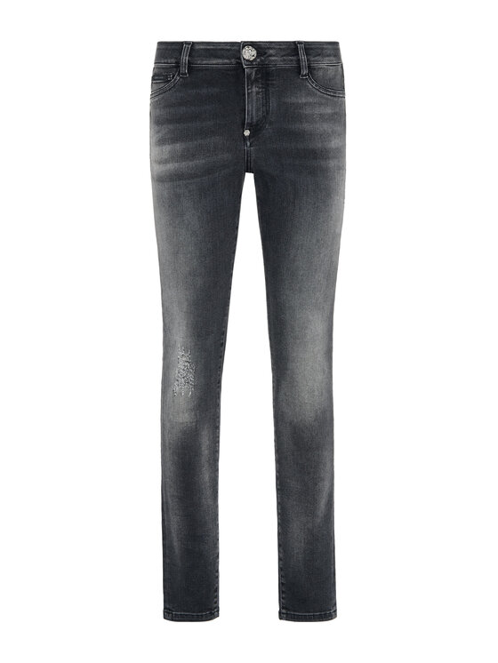 PHILIPP PLEIN PHILIPP PLEIN Jegginsy 1073 Czarny Jegging Fit