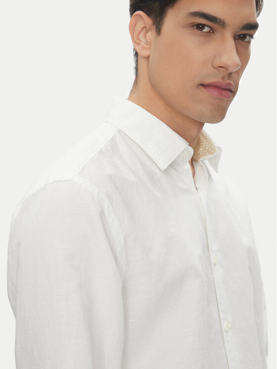 BOSS BOSS Košeľa C-Hal 50539531 Biela Casual Fit