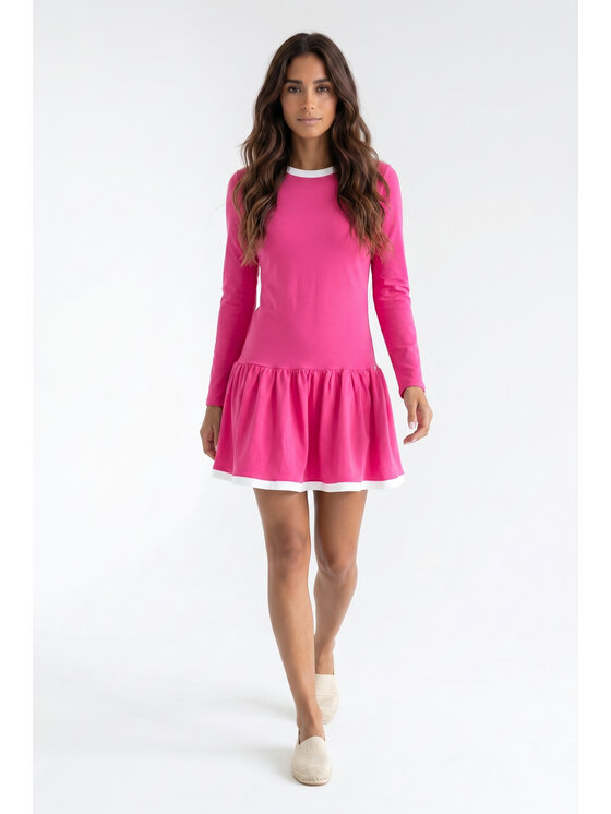 FIGL FIGL Sukienka codzienna M1379 Fioletowy jasny Straight Fit