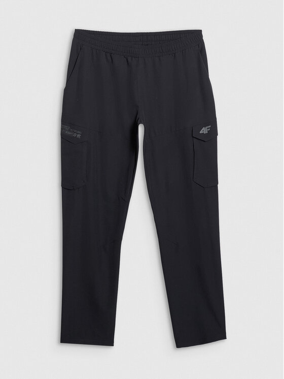 4F 4F Spodnie dresowe 4FWAW25TFTRM0887-20S Czarny Regular Fit