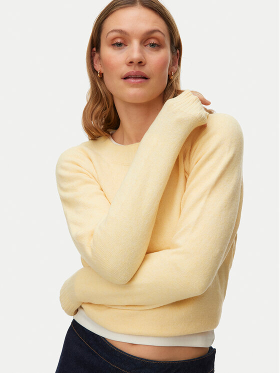 Vero Moda Vero Moda Sveter Doffy 10201022 Žltá Regular Fit