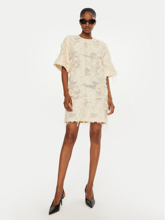 DAY BIRGER ÉT MIKKELSEN DAY BIRGER ÉT MIKKELSEN Коктейльна сукня Nori DAY65243360 Бежевий Loose Fit