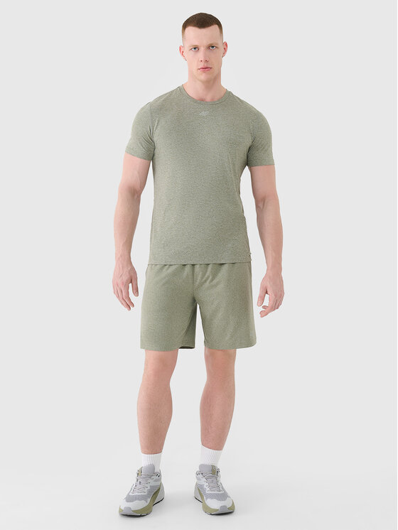 4F 4F Športové kraťasy MULTI ACTIVE Kaki Regular Fit