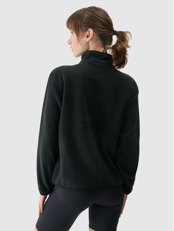 4F 4F Felpa di pile 4FWMM00TFLEF314-20S Nero Regular Fit