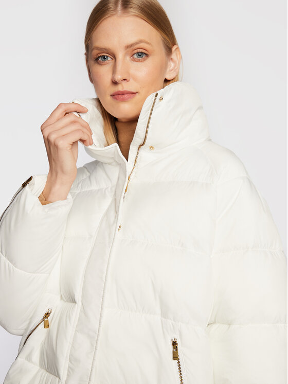 PINKO PINKO Зимно яке Brunella 1G17Z3 A082 Бял Relaxed Fit