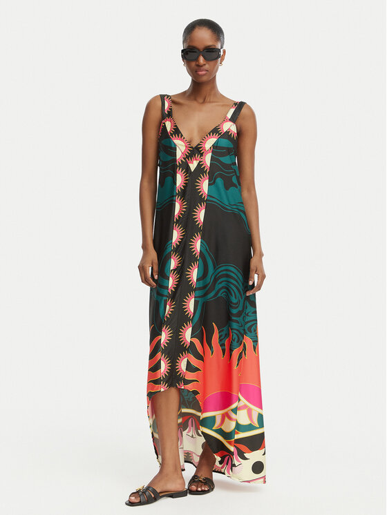 Maaji Maaji Ljetna haljina Lowry PT2309CLD004 Šarena Regular Fit