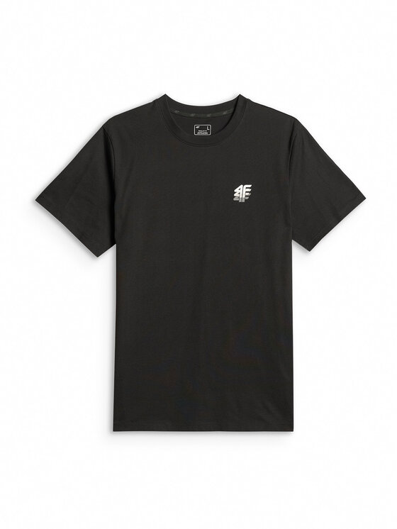 4F 4F T-Shirt COMMERCIAL 4 Czarny Regular Fit