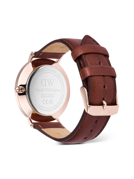 Daniel Wellington Daniel Wellington Zegarek Classic Day Display 40 DW00100830 Różowe złoto