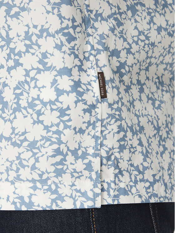 Michael Kors Michael Kors Košeľa CS5409LHPM Modrá Relaxed Fit