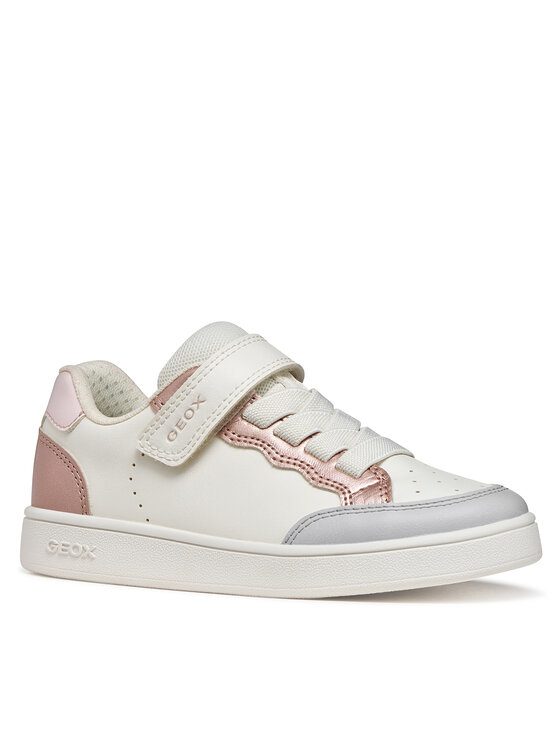 Geox Geox Sneakersy J Eclyper Girl J65LRB 054AJ C0406 M Biały