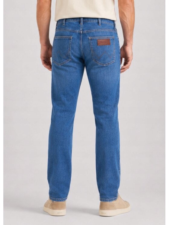 Wrangler Wrangler Jeansy Greensboro Niebieski Regular Fit