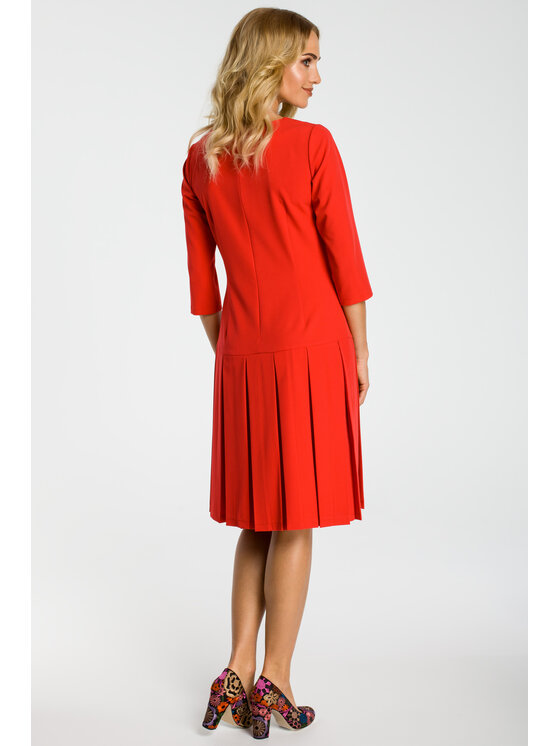 Made of Emotion Made of Emotion Abito da cocktail M336 Rosso A-Line Fit