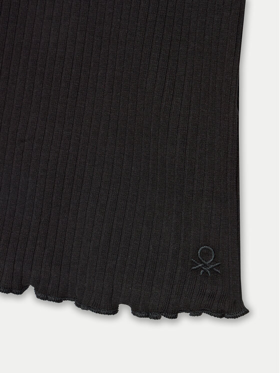 United Colors Of Benetton United Colors Of Benetton Bluse 3F1AC10LI Schwarz Slim Fit