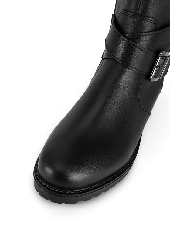 Remonte Remonte Kozačky ve vojenském stylu R6593-00 Černá