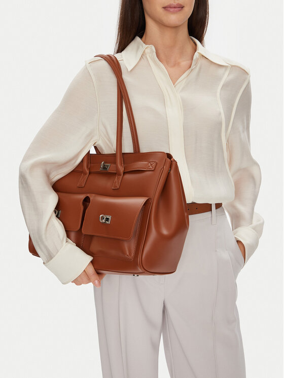 Gino Rossi Torebka EO-CLOVER-X10167 Brązowy