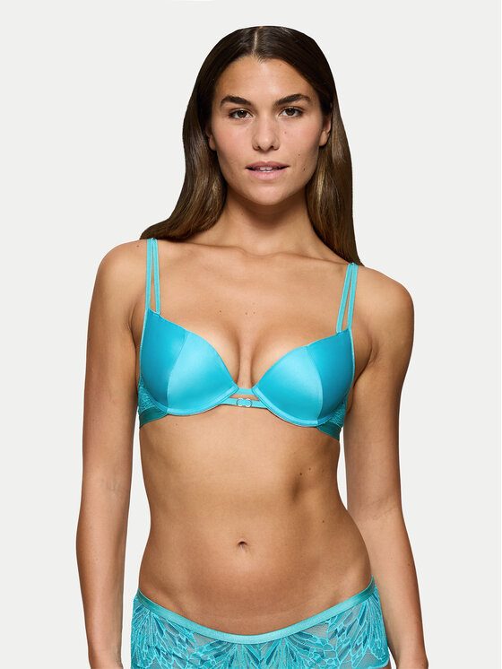 Triumph Podprsenka Push-up Crazy Stupid Love 10222374 Modrá
