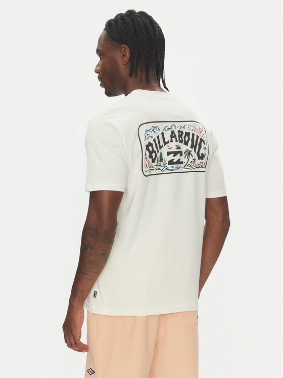 Billabong Billabong Тишърт Scenic Arch Adiv Ss 24A501539 Бял Regular Fit