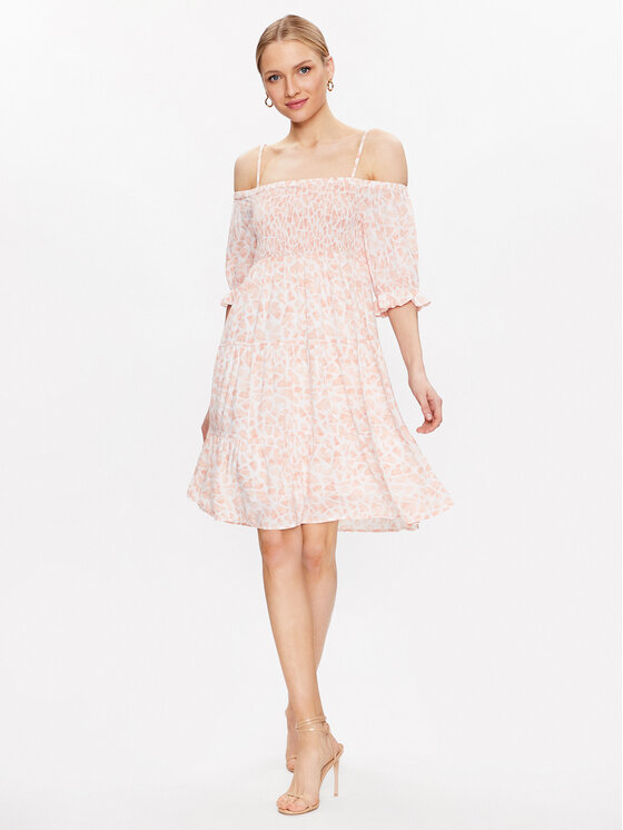 Marc Aurel Marc Aurel Sommerkleid 6 884 101 093 200 Beige Regular Fit