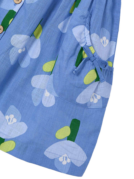 Mayoral Mayoral Sommerkleid 3960 Blau Regular Fit