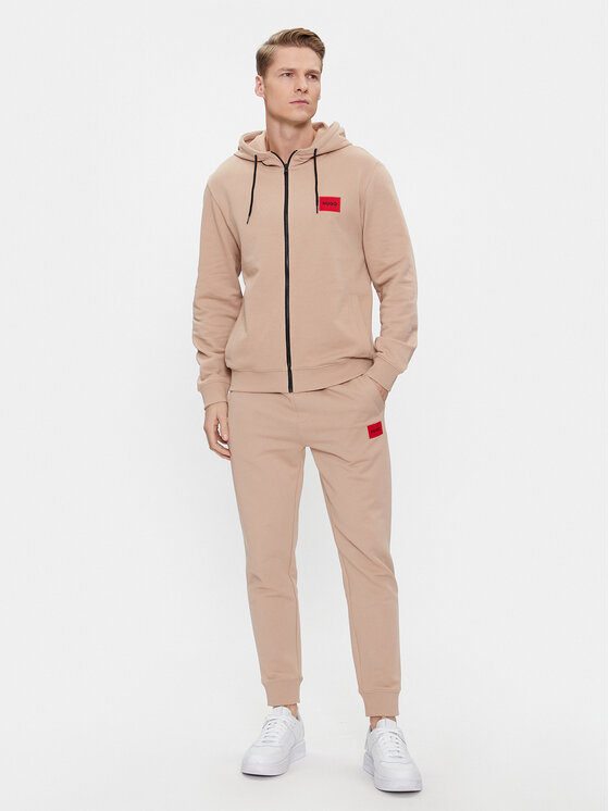 HUGO Hugo Teplákové nohavice Doak212 50447963 Béžová Regular Fit