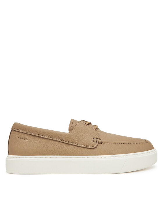 Calvin Klein Calvin Klein Mokasinke Hybrid Lace Up Boat Lth HM0HM01812 Smeđa