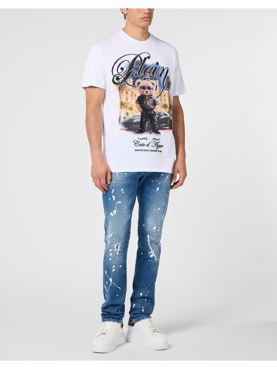 PHILIPP PLEIN PHILIPP PLEIN T-Shirt 29885 Biały Regular Fit