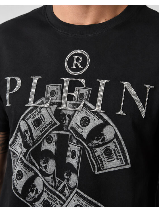 PHILIPP PLEIN PHILIPP PLEIN Tričko 31606 Čierna Regular Fit
