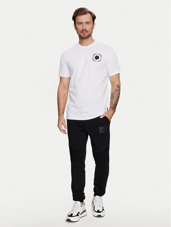 Plein Sport Plein Sport Majica FADC MTK7542 STE003N Bela Slim Fit