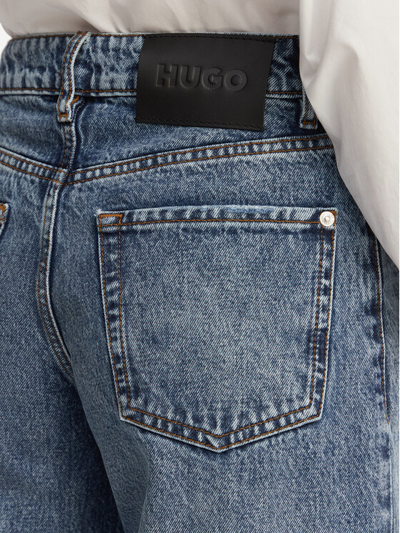 HUGO HUGO Džinsai Geredith 1 50556985 Mėlyna Wide Leg