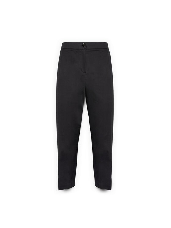 Elena Mirò Elena Mirò Spodnie materiałowe P011P000499N033 Czarny Regular Fit