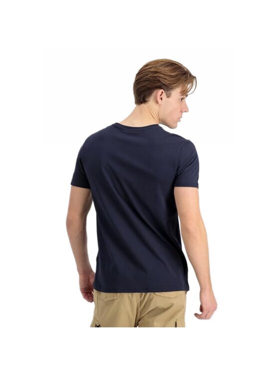 Alpha Industries Alpha Industries Tričko AI.118533-579-XL Tmavomodrá Basic Fit