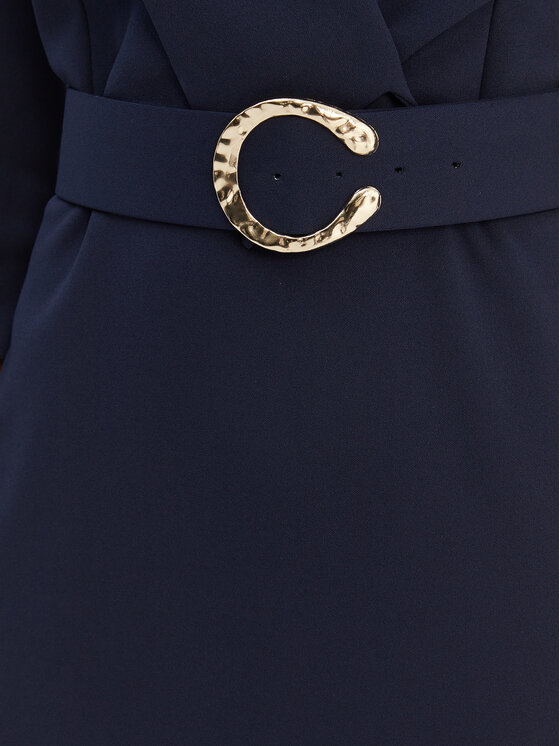 Rinascimento Rinascimento Коктейльна сукня CFC0126777003 Cиній Slim Fit