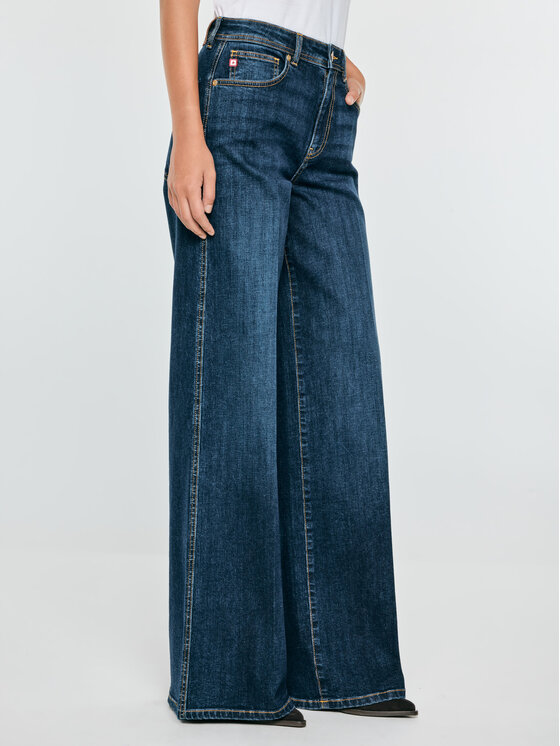 BIG STAR BIG STAR Jeansy EMILY Granatowy Wide Fit