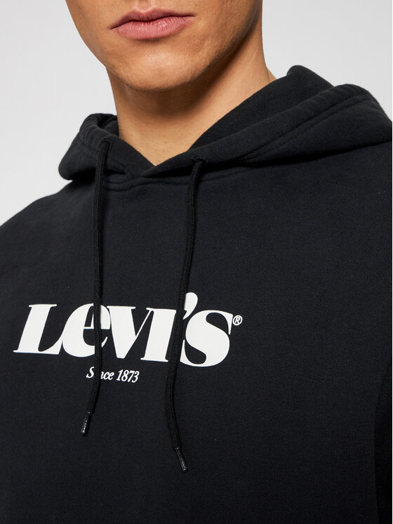 Levi's® Levi's® Mikina Graphic 38479-0039 Čierna Relaxed Fit
