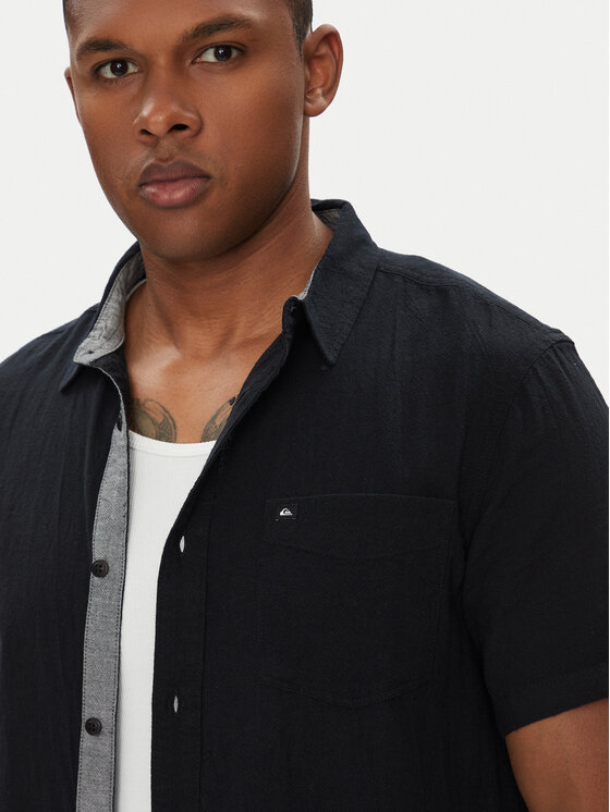 Quiksilver Quiksilver Košeľa Time Box EQYWT04622 Čierna Regular Fit
