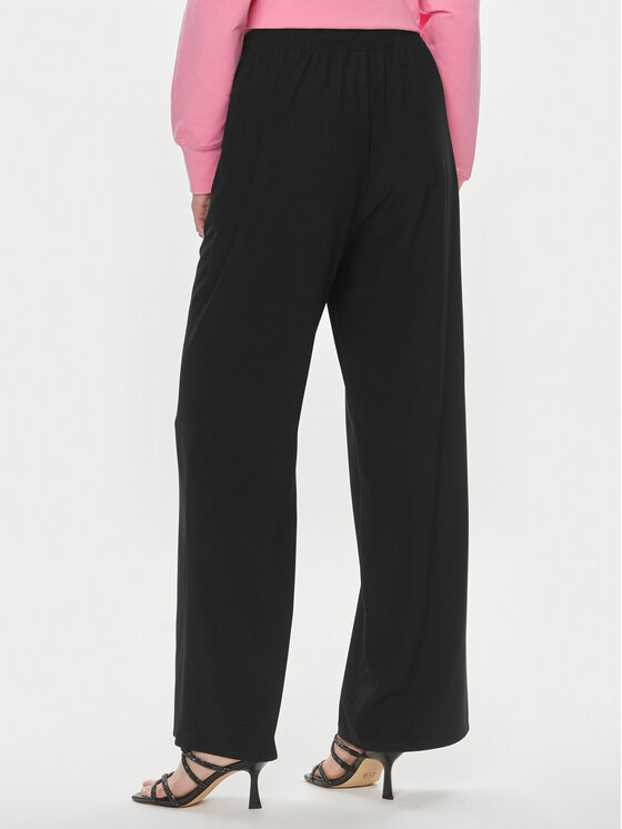 Liu Jo Sport Liu Jo Sport Bavlnené nohavice TA4261 TS423 Čierna Regular Fit