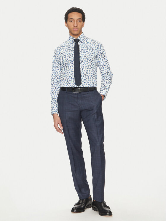 BOSS BOSS Marškiniai Joe 50532881 Mėlyna Regular Fit