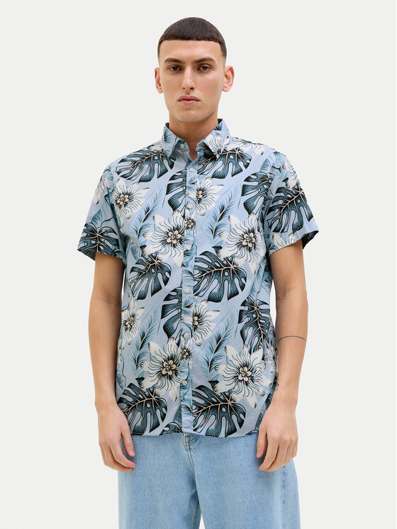 Jack & Jones Jack & Jones Ing Hawaii 12269137 Kék Comfort Fit