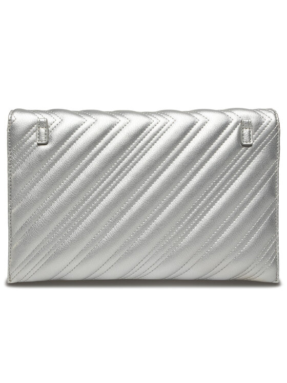 Liu Jo Liu Jo Handtasche Xl Pochette AF0159 E0002 Silberfarben